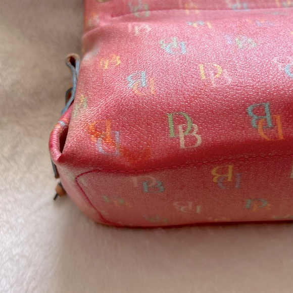 Dooney & Bourke Y2K vintage pink rainbow tiny tassel tote bag πππ - Picture 14 of 14